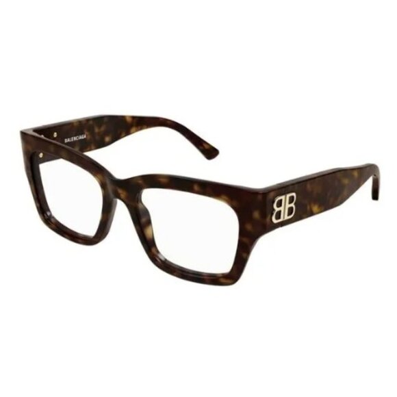 NEW BALENCIAGA BB0325O 007 HAVANA EYEGLASSES - Picture 1 of 4